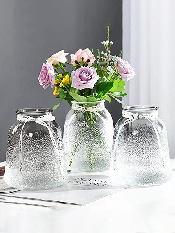 Transparent Glass Vase